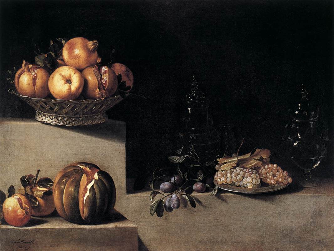 Still-Life with Fruit and Glassware