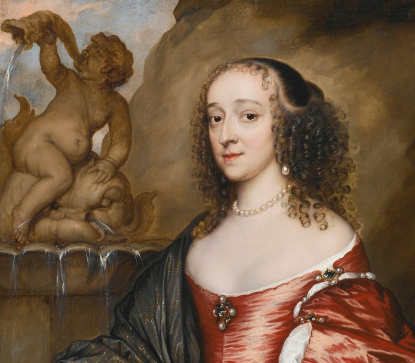 Portrait of Amalia von Hesse-Kassel (detail)