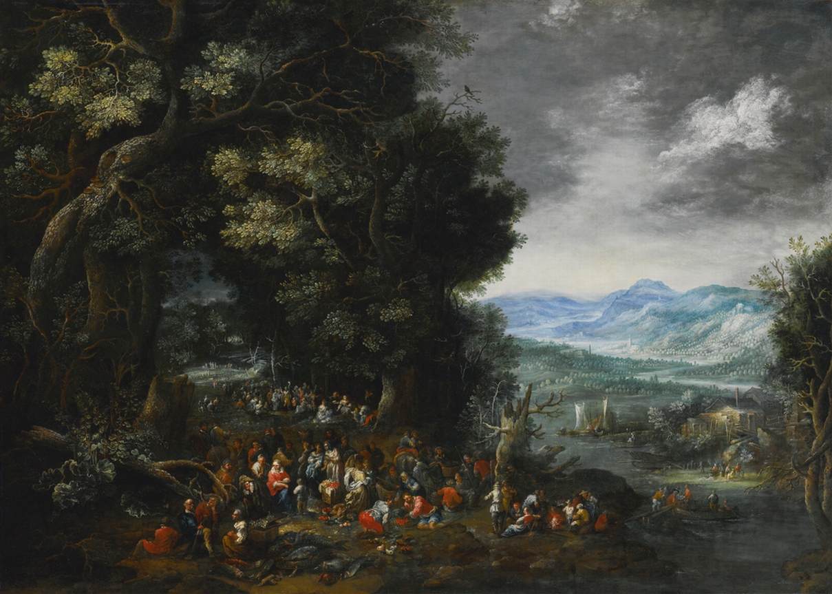 Landscape with St John the Baptist Preaching