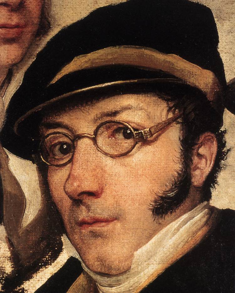 Self-Portrait in a Group of Friends (detail)