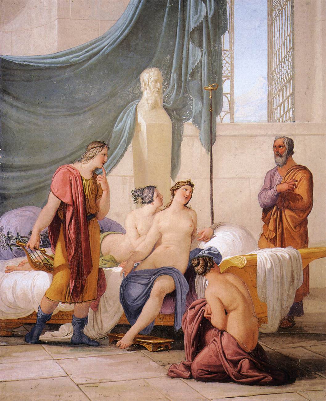 Socrates Discovers Alcibiades in the Women's Quarters