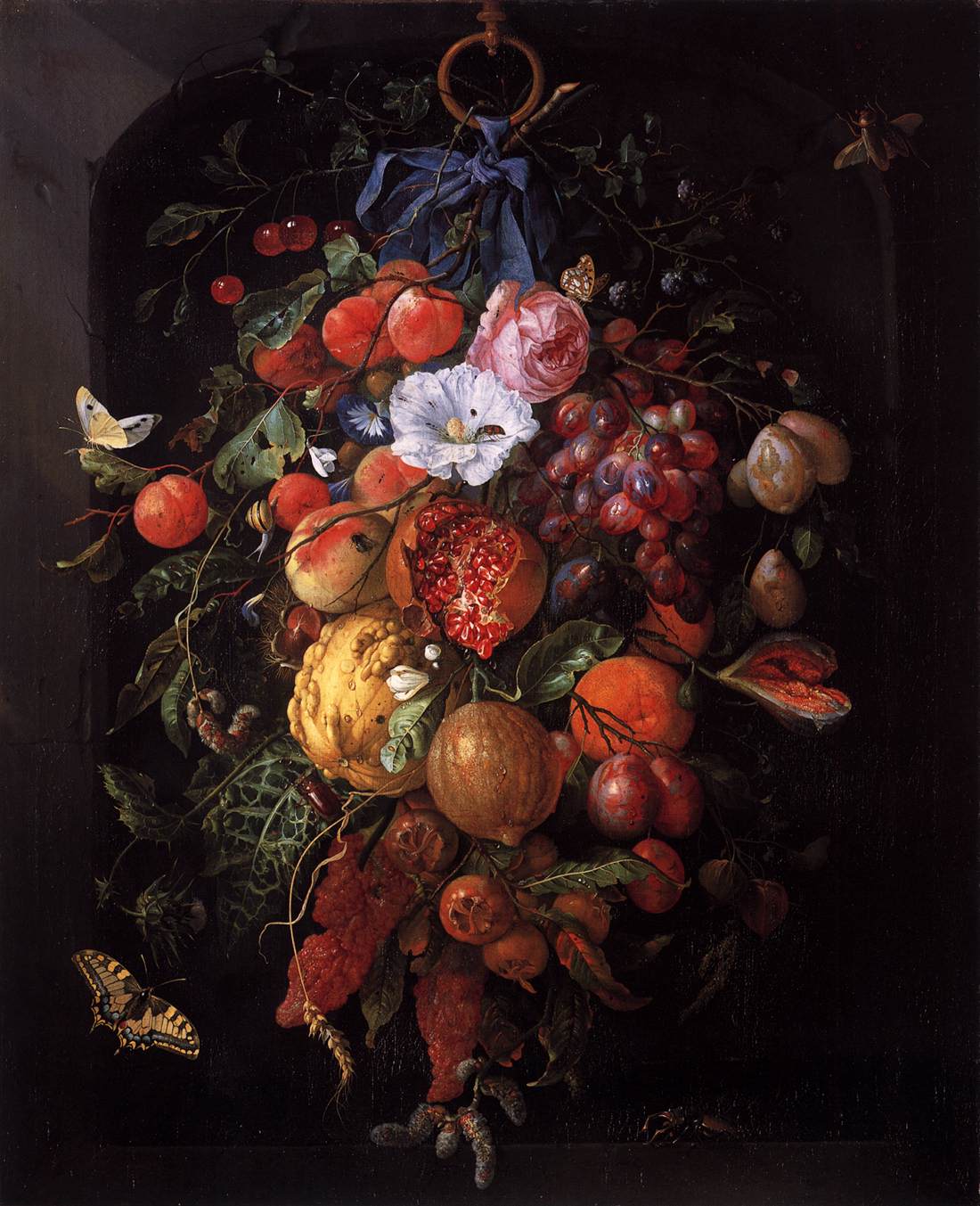 Festoon of Fruit and Flowers