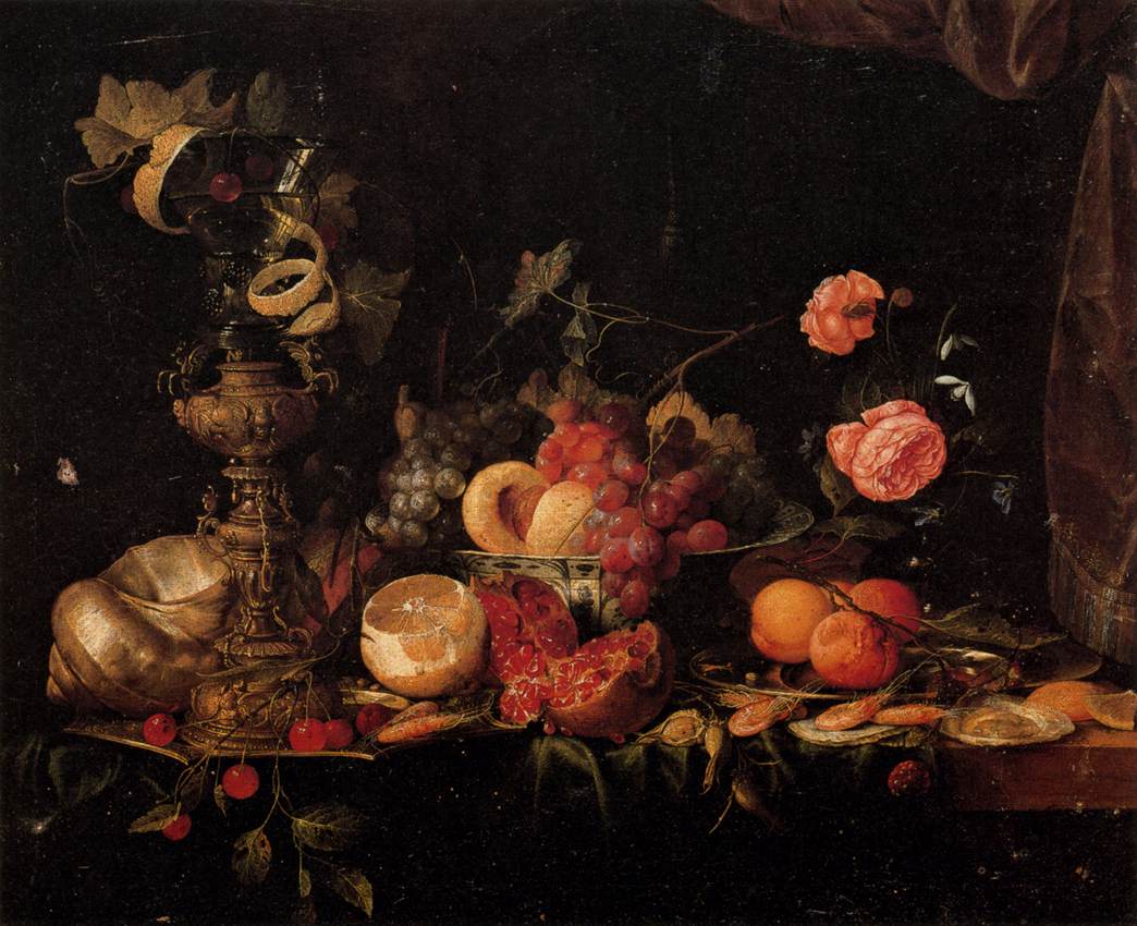 Still-Life with Flowers and Fruit