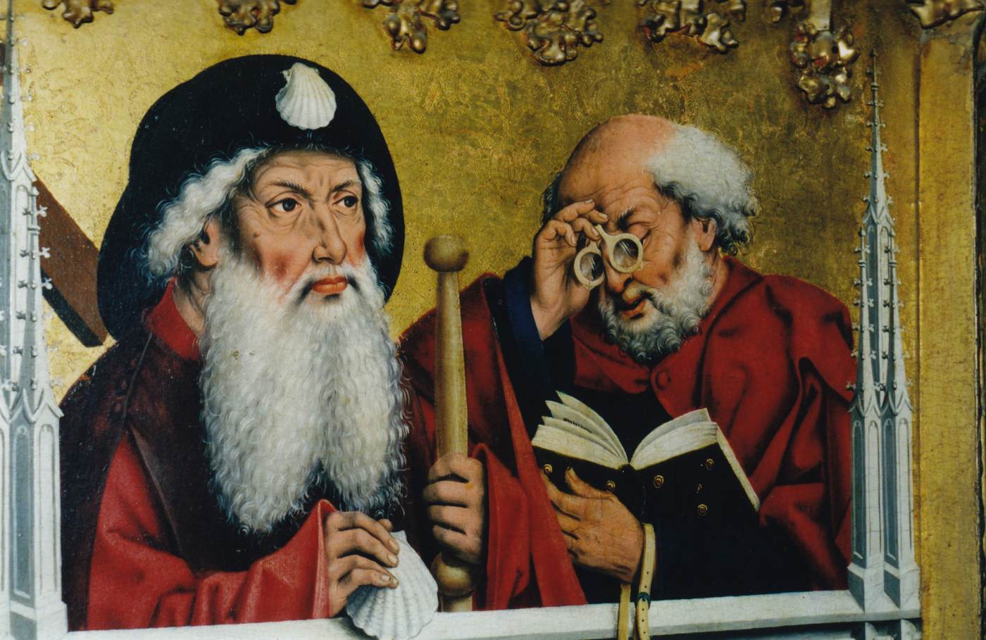 Predella with the Apostles (detail)