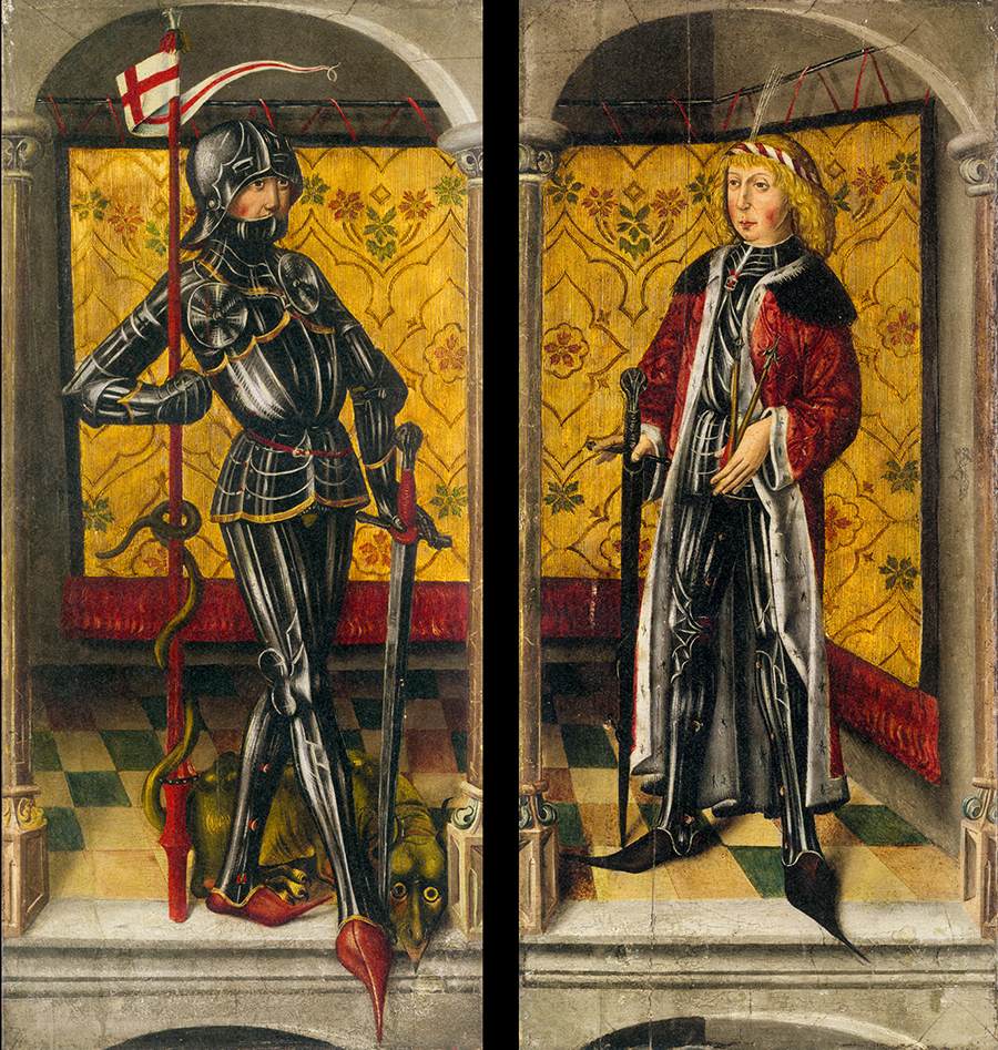 St George and St Sebastian