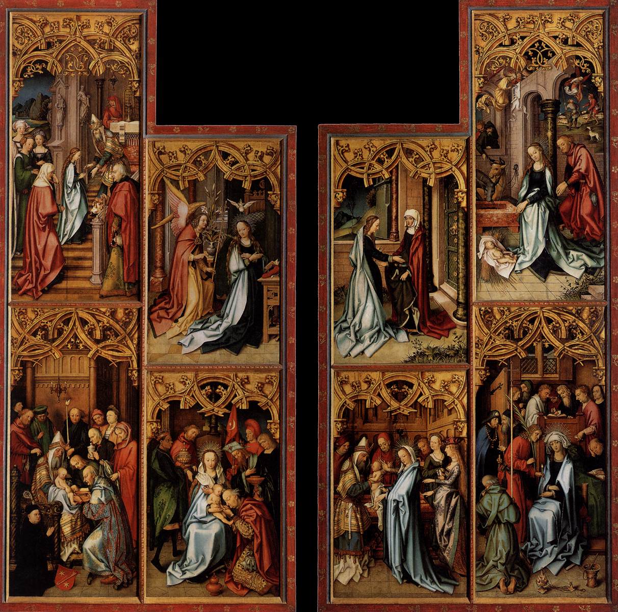 Wings of the Kaisheim Altarpiece (inner view)
