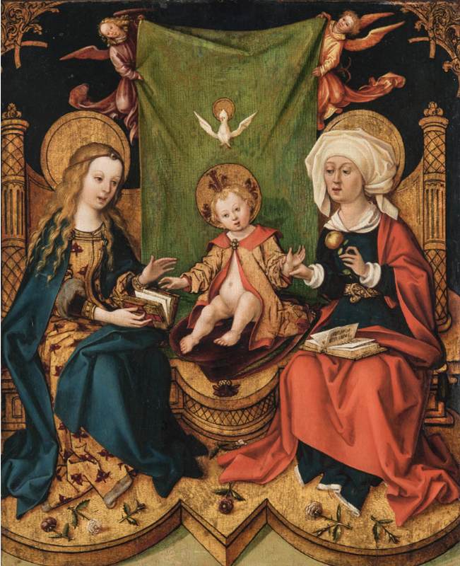 Virgin and Child with St Anne