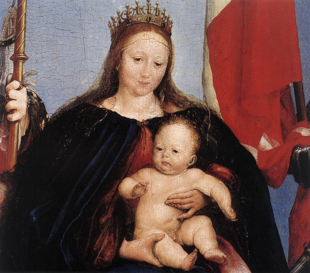 The Solothurn Madonna (detail)