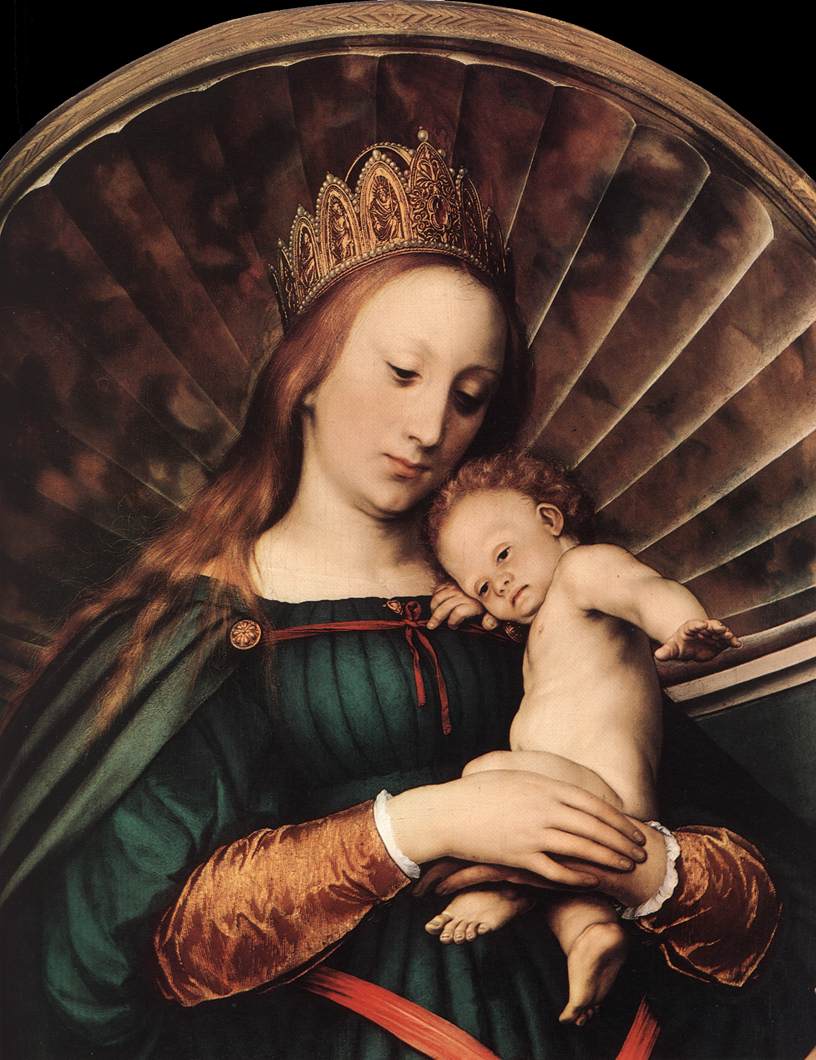 Darmstadt Madonna (detail)