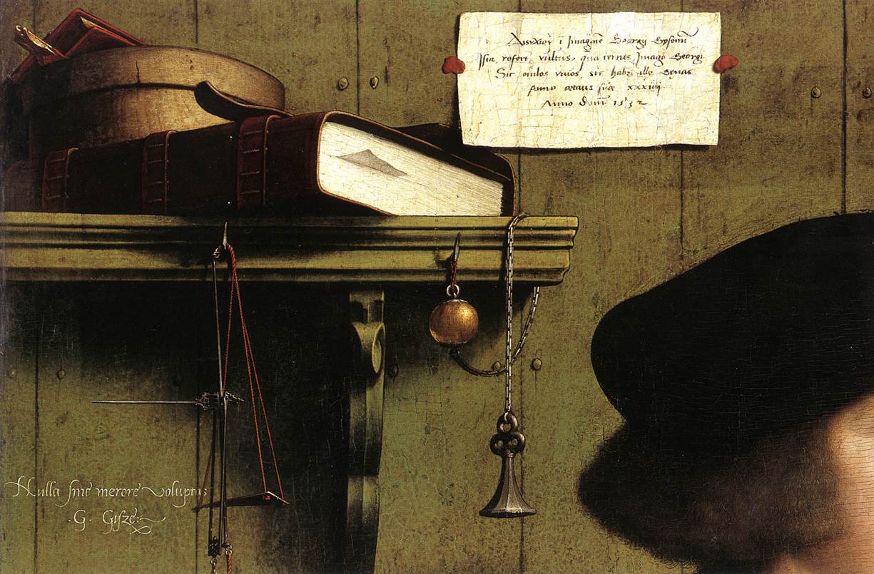 Portrait of the Merchant Georg Gisze (detail)