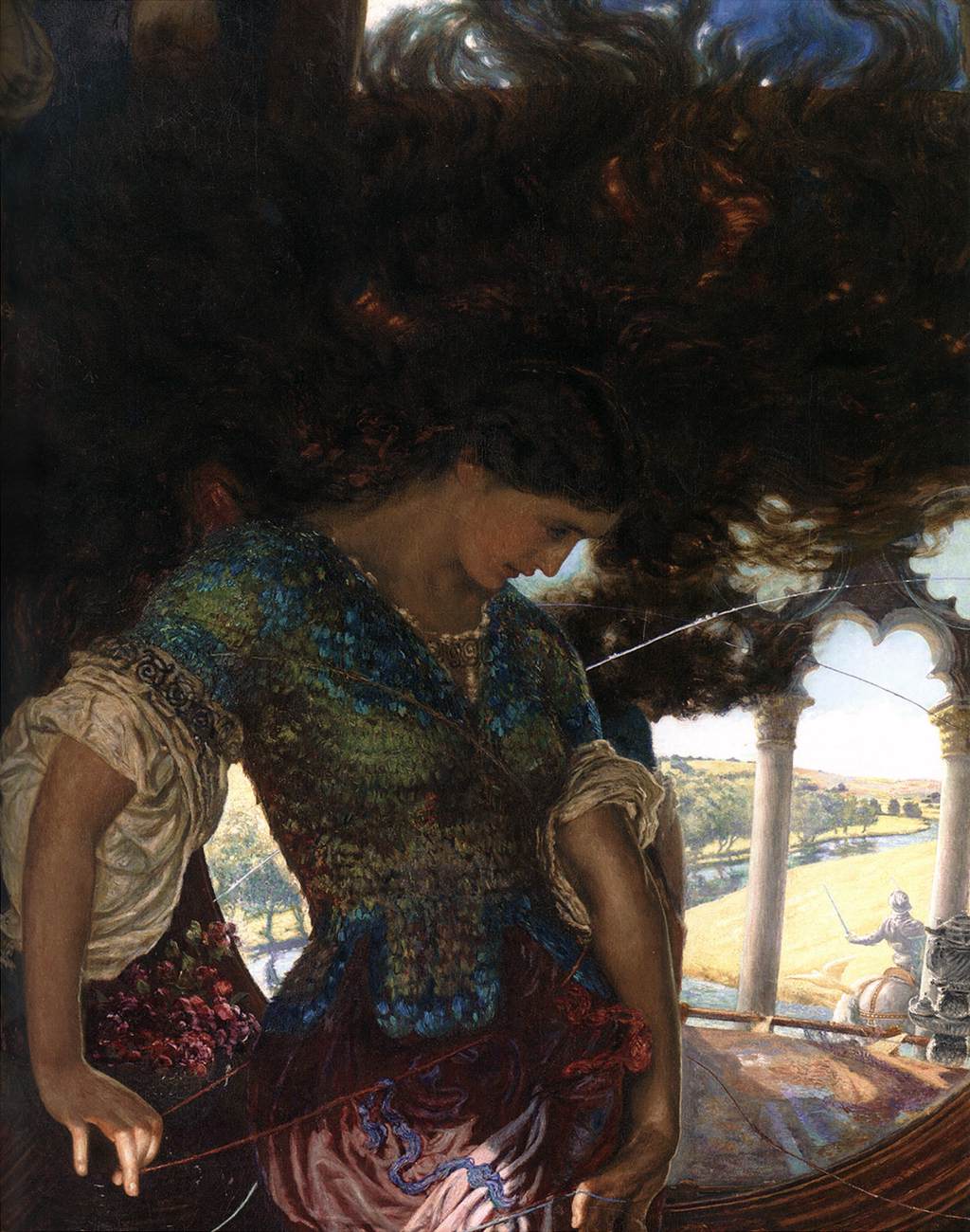 The Lady of Shalott (detail)