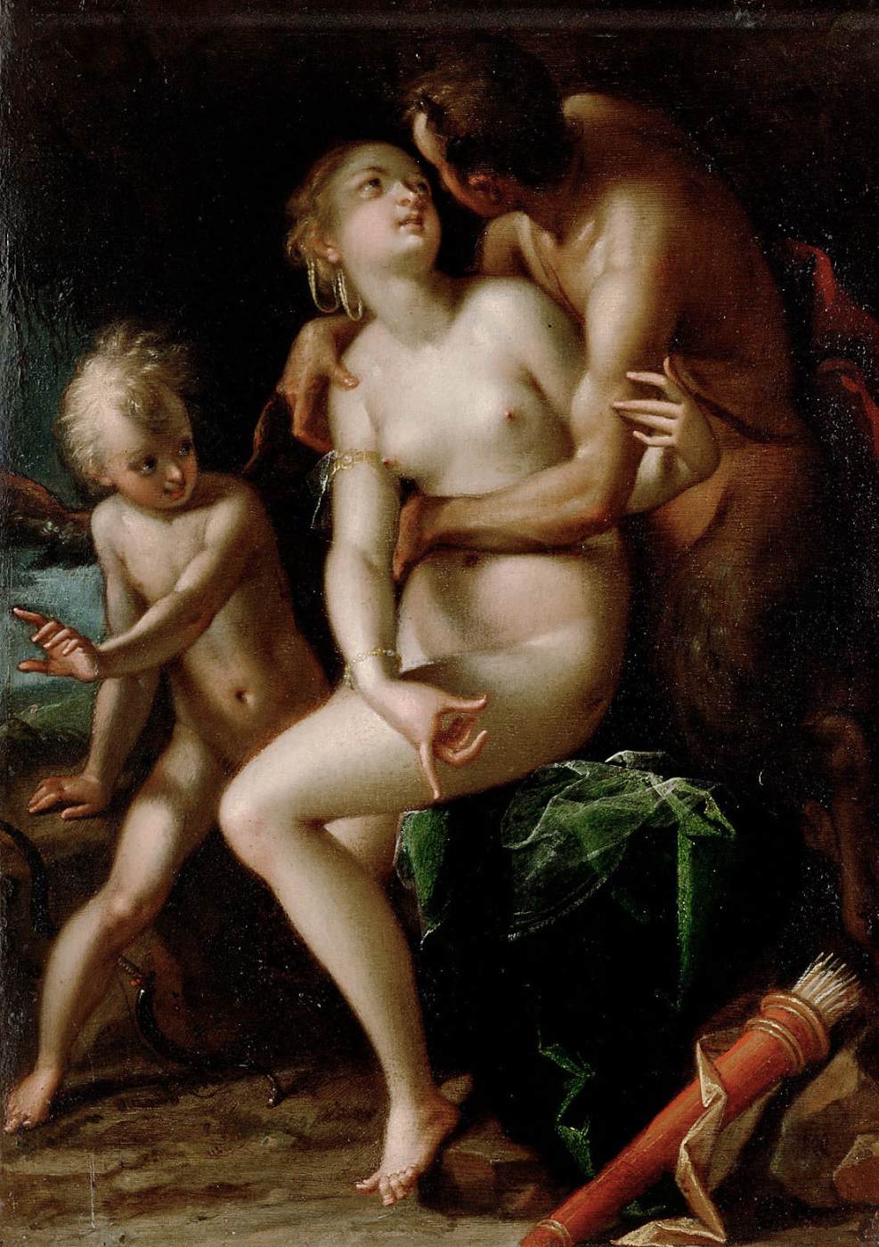 Jupiter, Antiope and Cupid