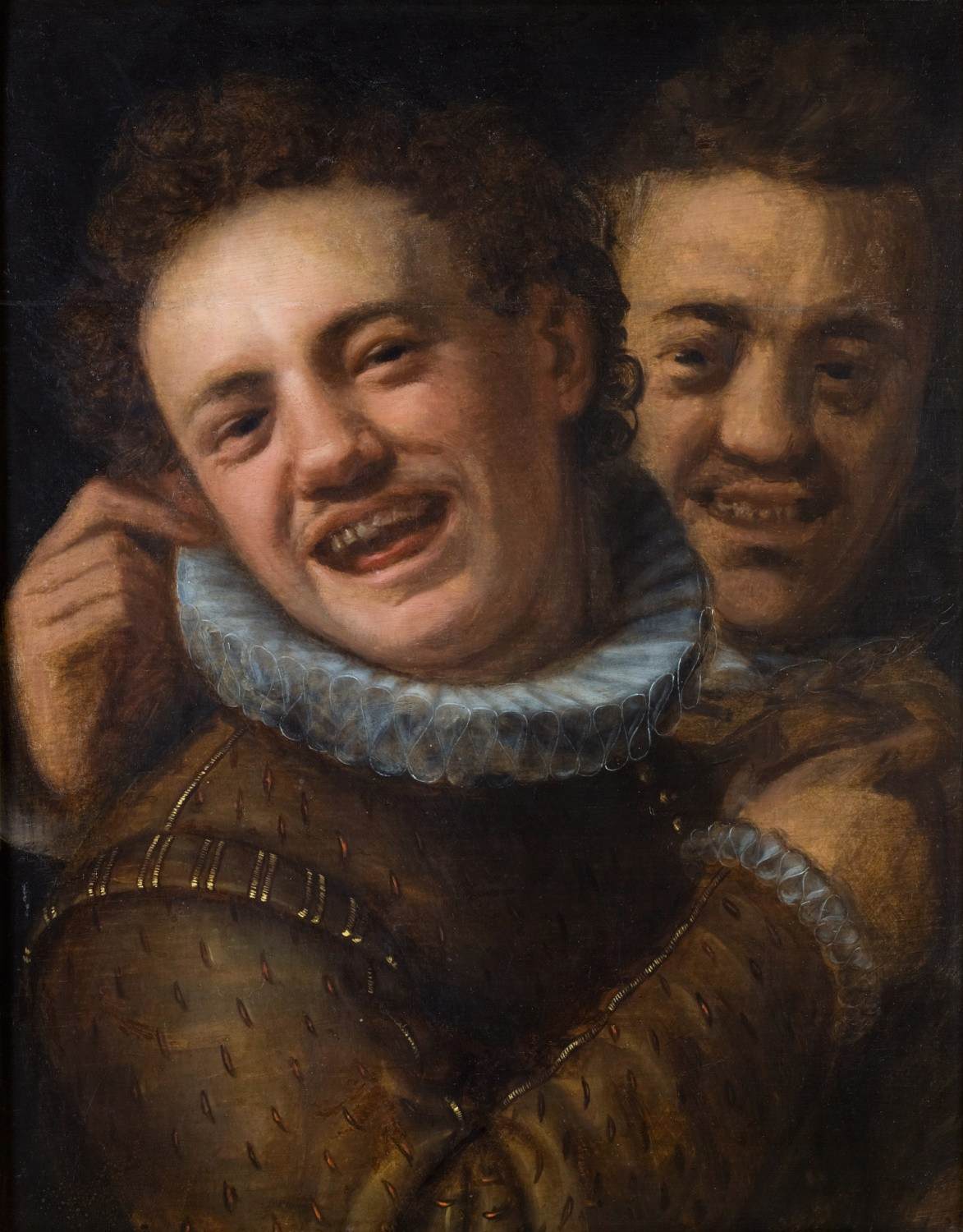 Two Laughing Men (Self-Portrait)