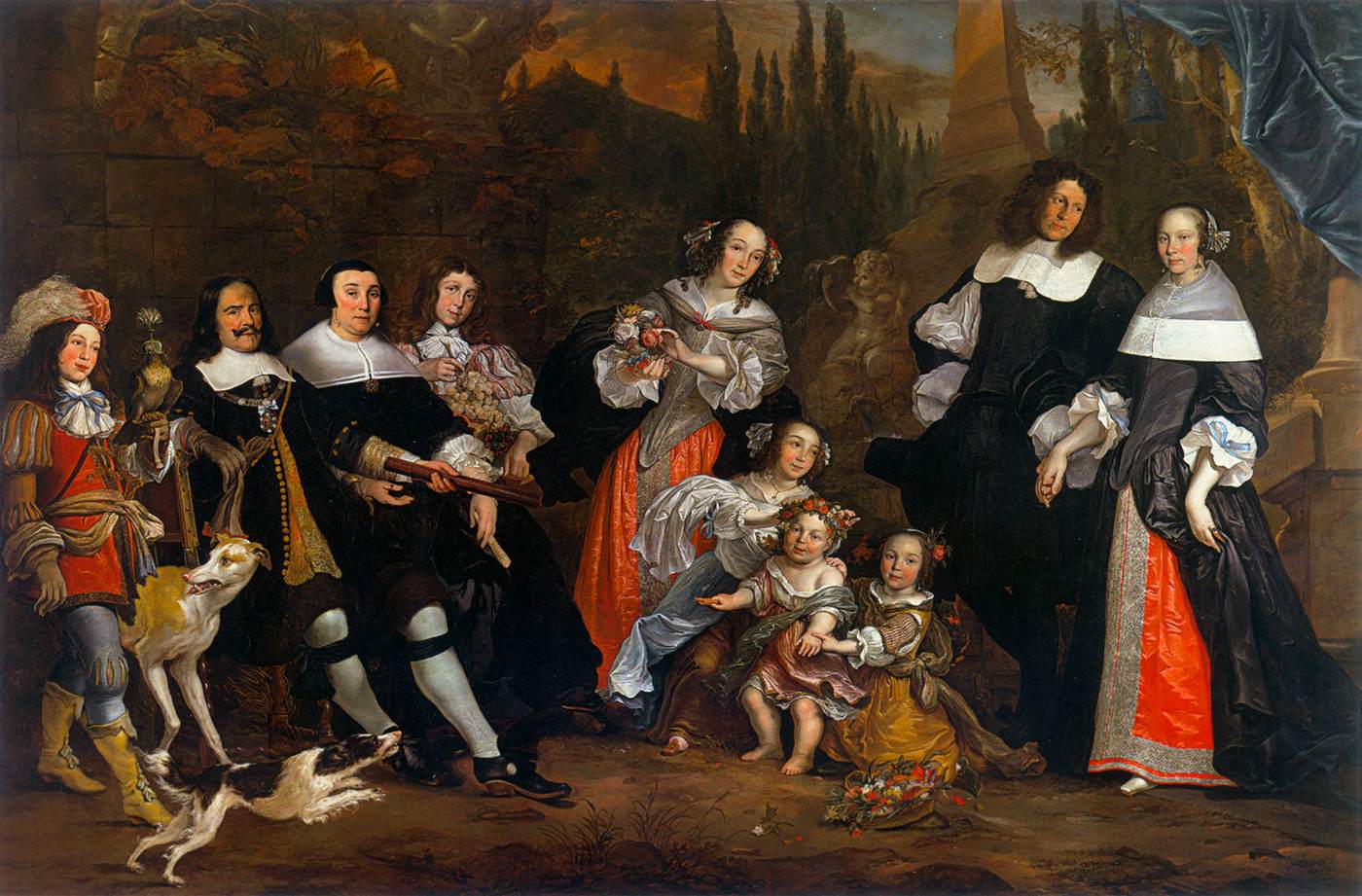 Portrait of Michiel de Ruyter and His Family