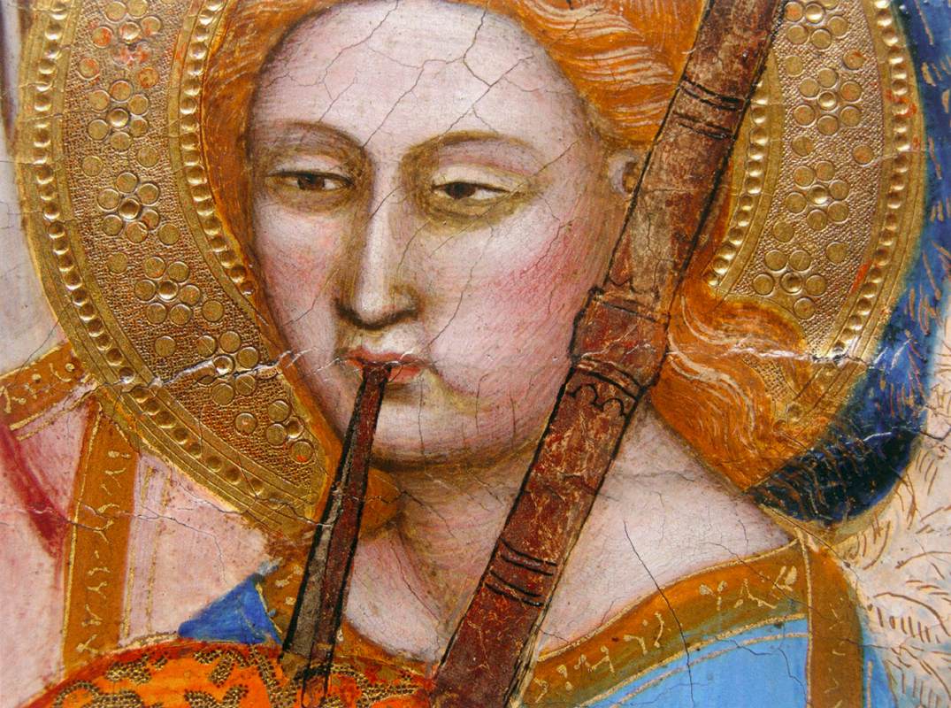 San Pier Maggiore Altarpiece: The Coronation of the Virgin (detail)