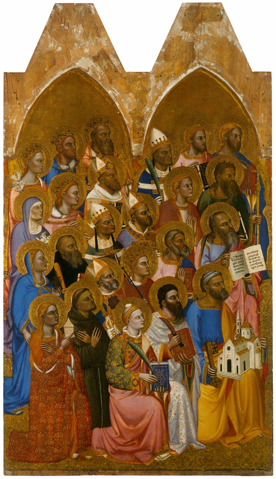 San Pier Maggiore Altarpiece: Adoring Saints