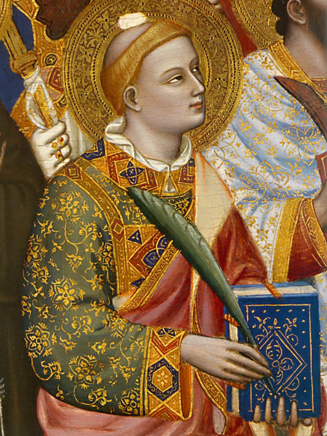 San Pier Maggiore Altarpiece: Adoring Saints (detail)