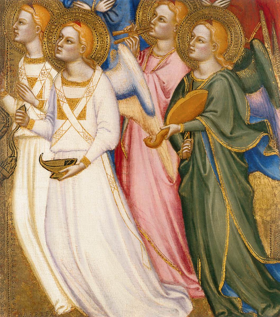 San Pier Maggiore Altarpiece: Cherubims and Adoring Angels (detail)