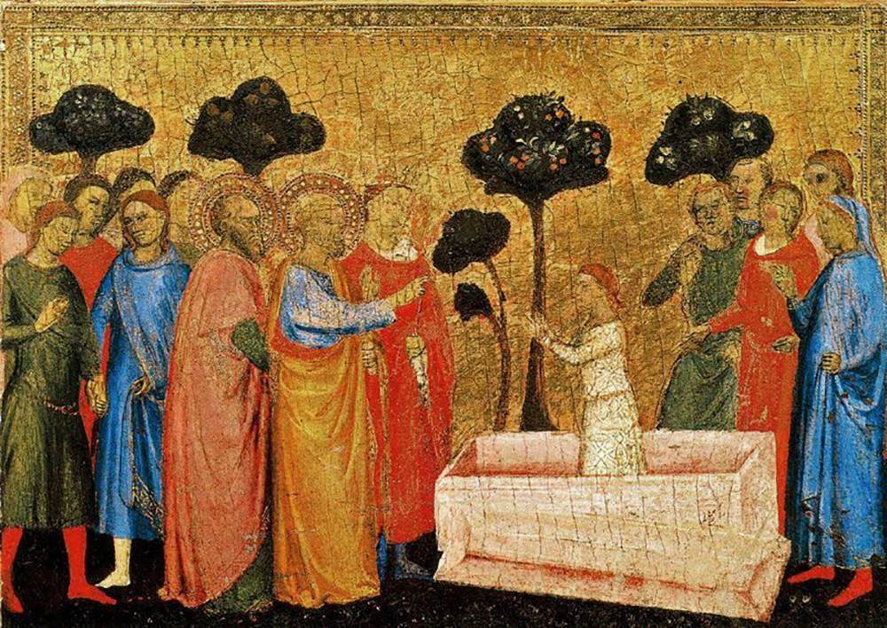 San Pier Maggiore Altarpiece: St Peter raising the Son of Theophilus