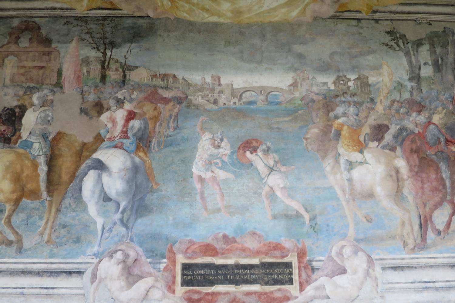 The Battle between Hector and Achilles