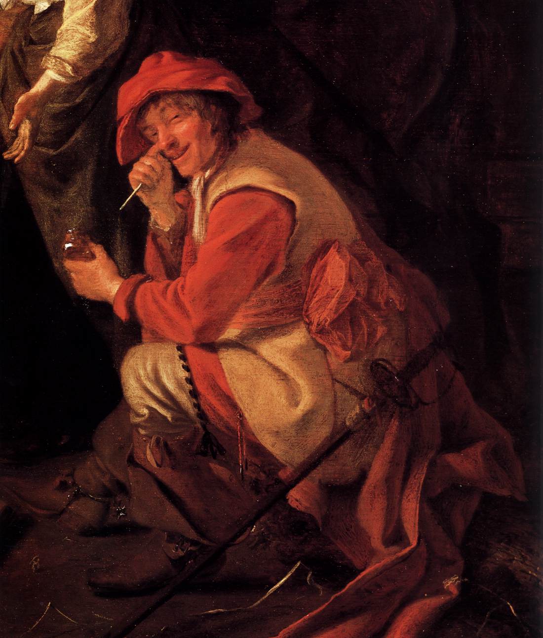 Paying the Hostess (detail)