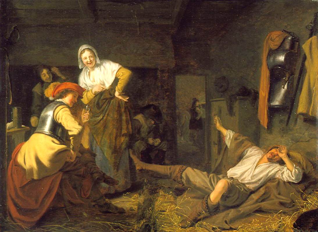 Soldiers at Reveille