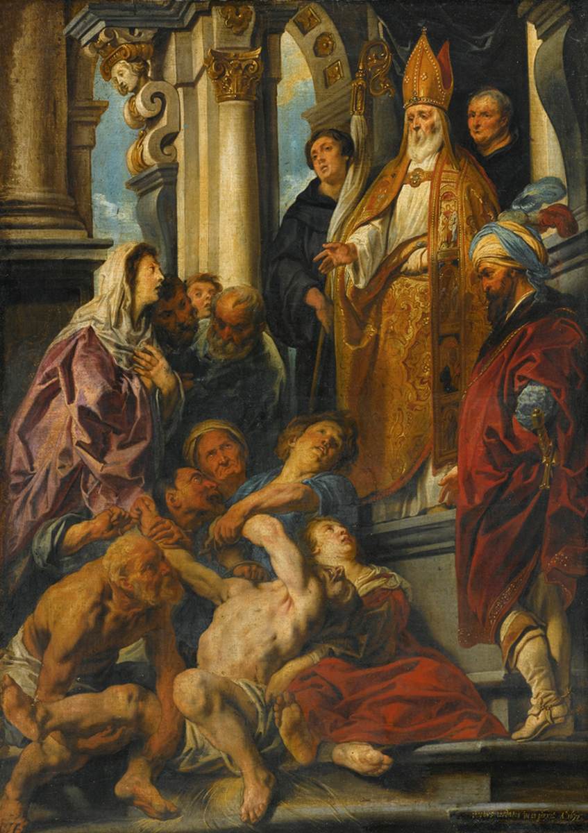 St Martin Healing the Possessed Man