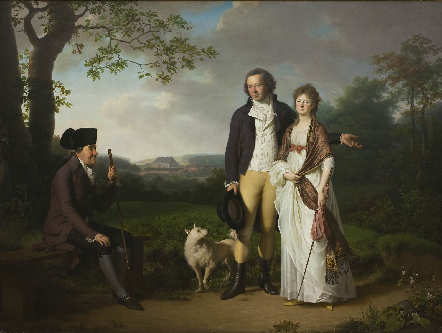 Niels Ryberg with his Son and Daughter-in-Law