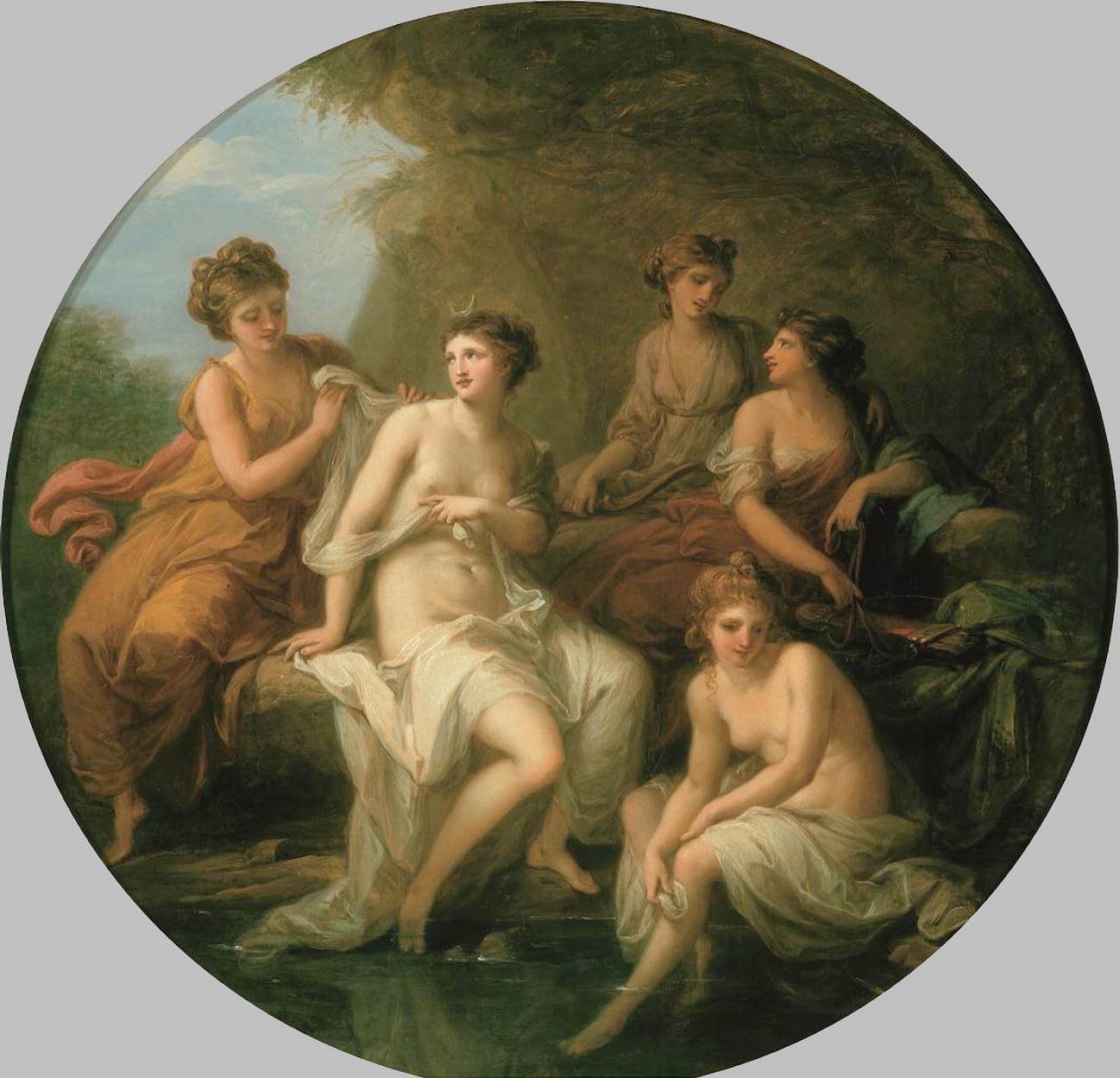 Diana and Her Nymphs Bathing