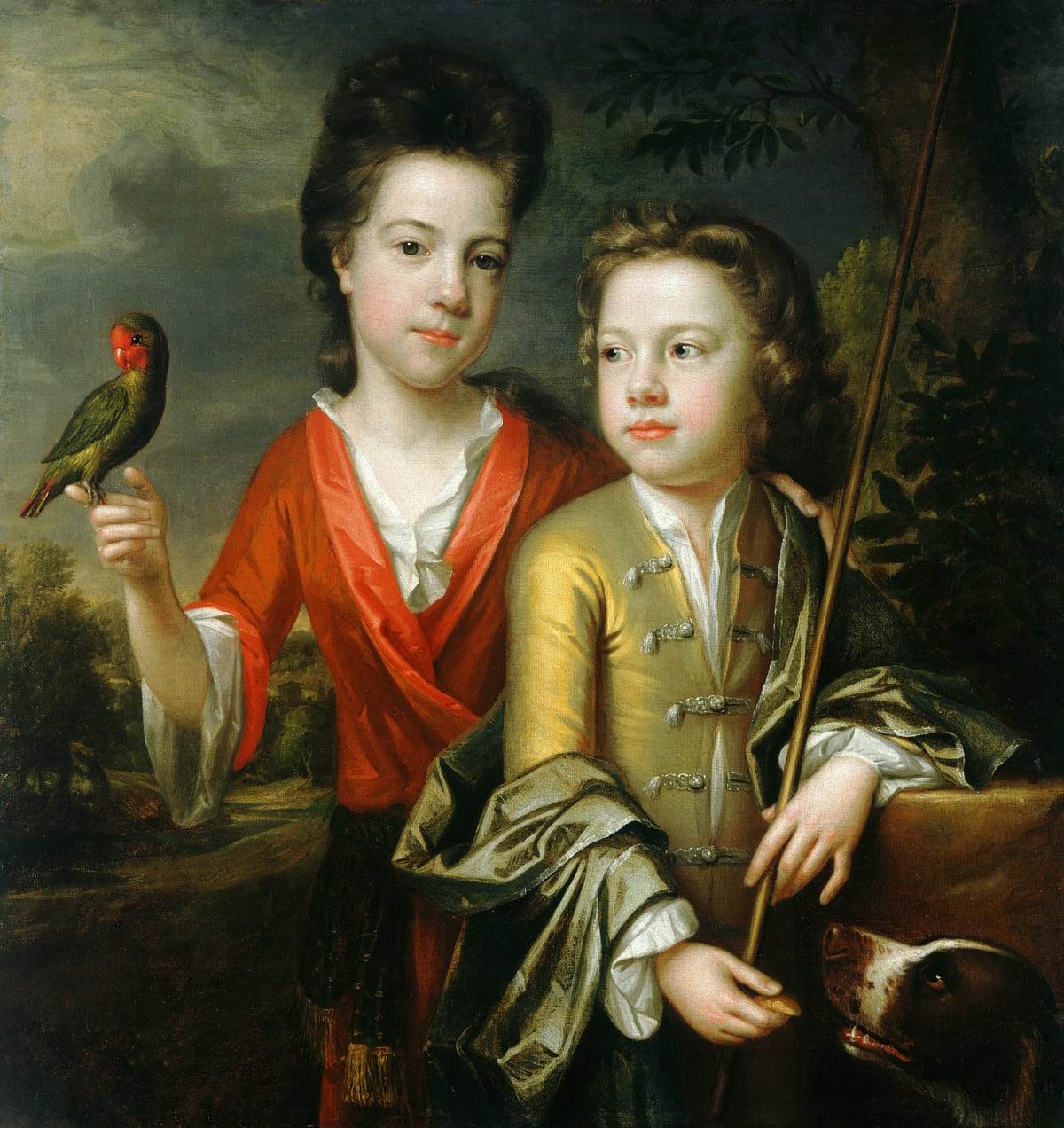 Two Children, Thought to be Emily and Robert Cecil