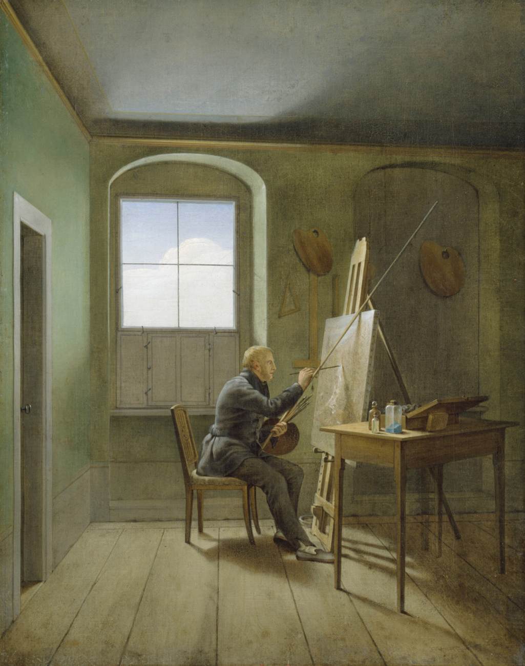 Caspar David Friedrich in his Studio