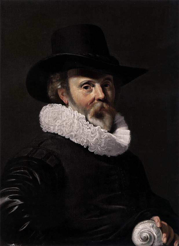 Portrait of a Man with a Shell