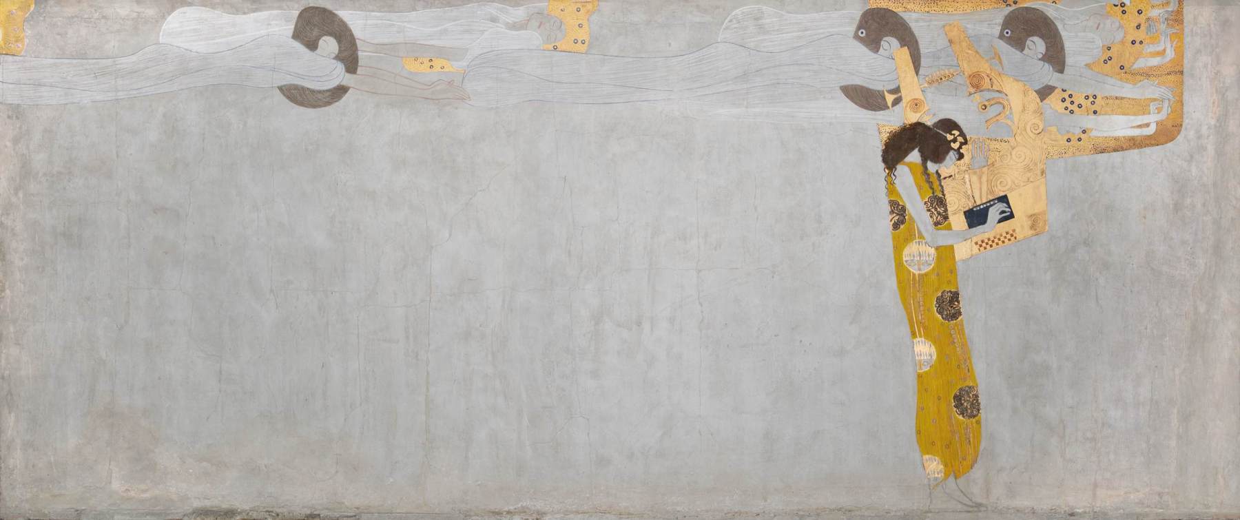 Beethoven Frieze: right wall (part 1)