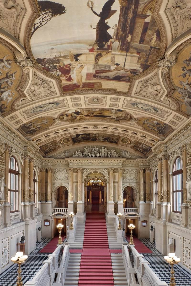 State staircase on the Landtmann side