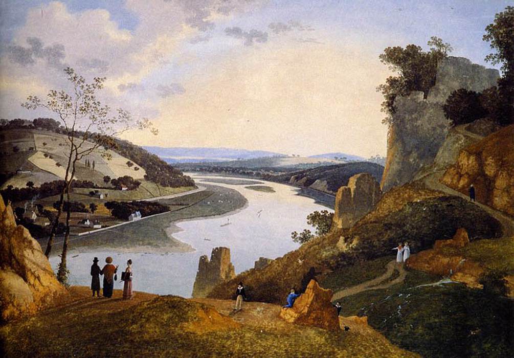 Dr. P.J. de Willebois with His Family at the Rhine in Germany