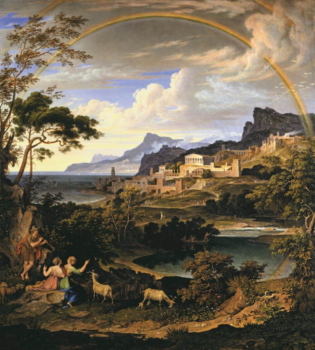 Heroic Landscape with Rainbow