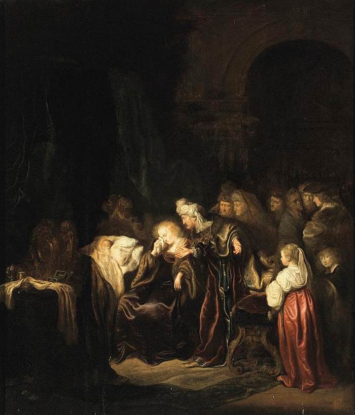 David and Bathsheba Mourning over Their Dead Son