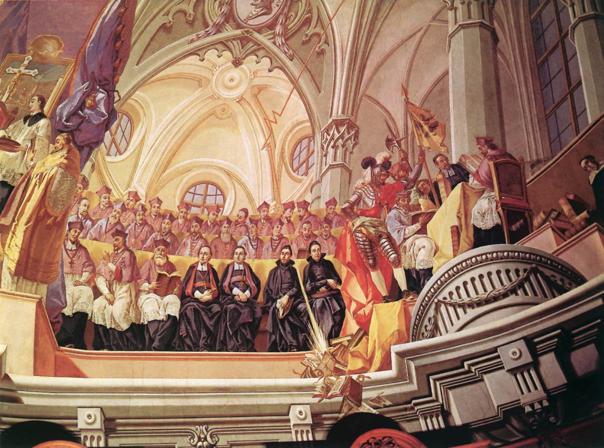 The Council in Trident (detail)