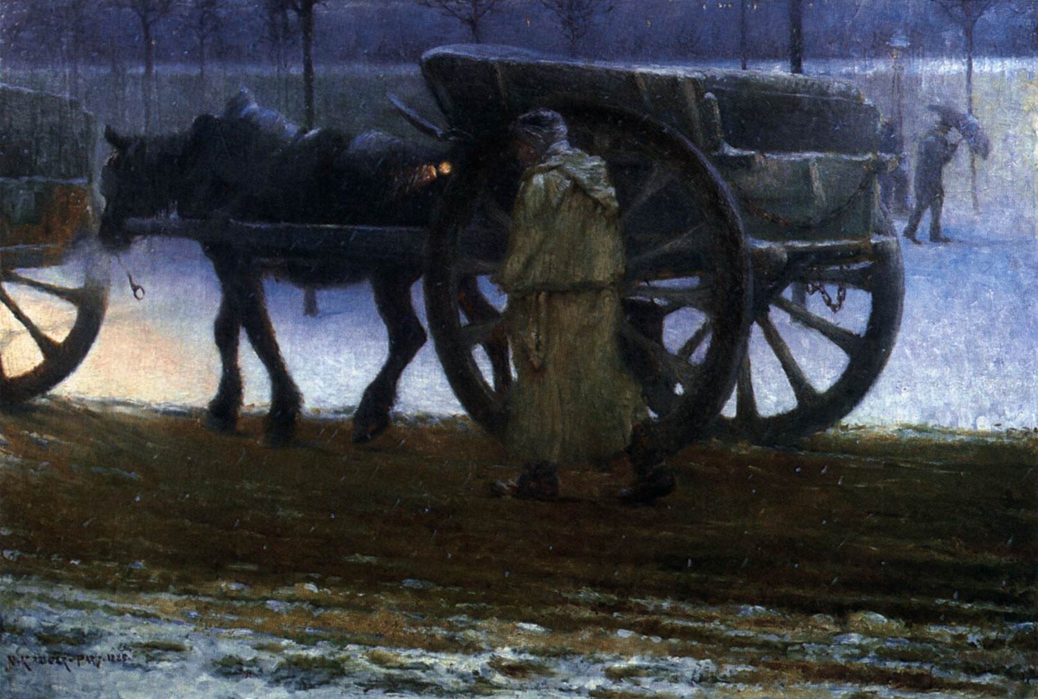 Snowy Weather, Paris
