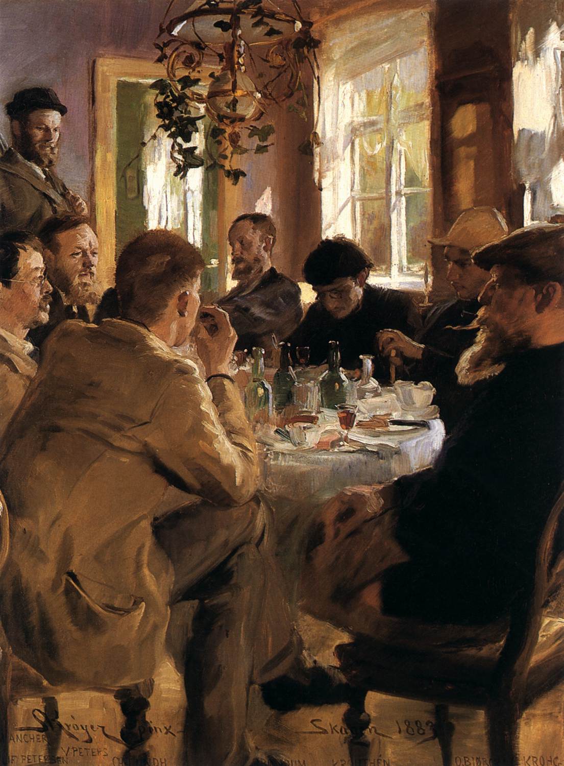 Artists at Breakfast