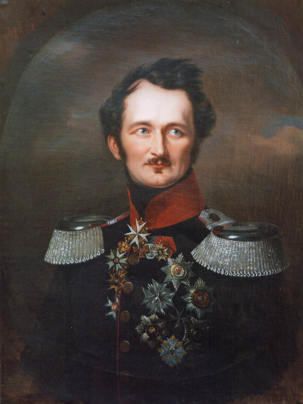 Hermann Fürst von Pückler-Muskau in Prussian Uniform