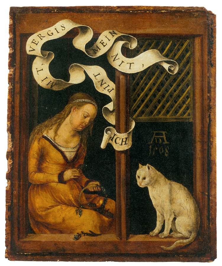 Girl Making a Garland