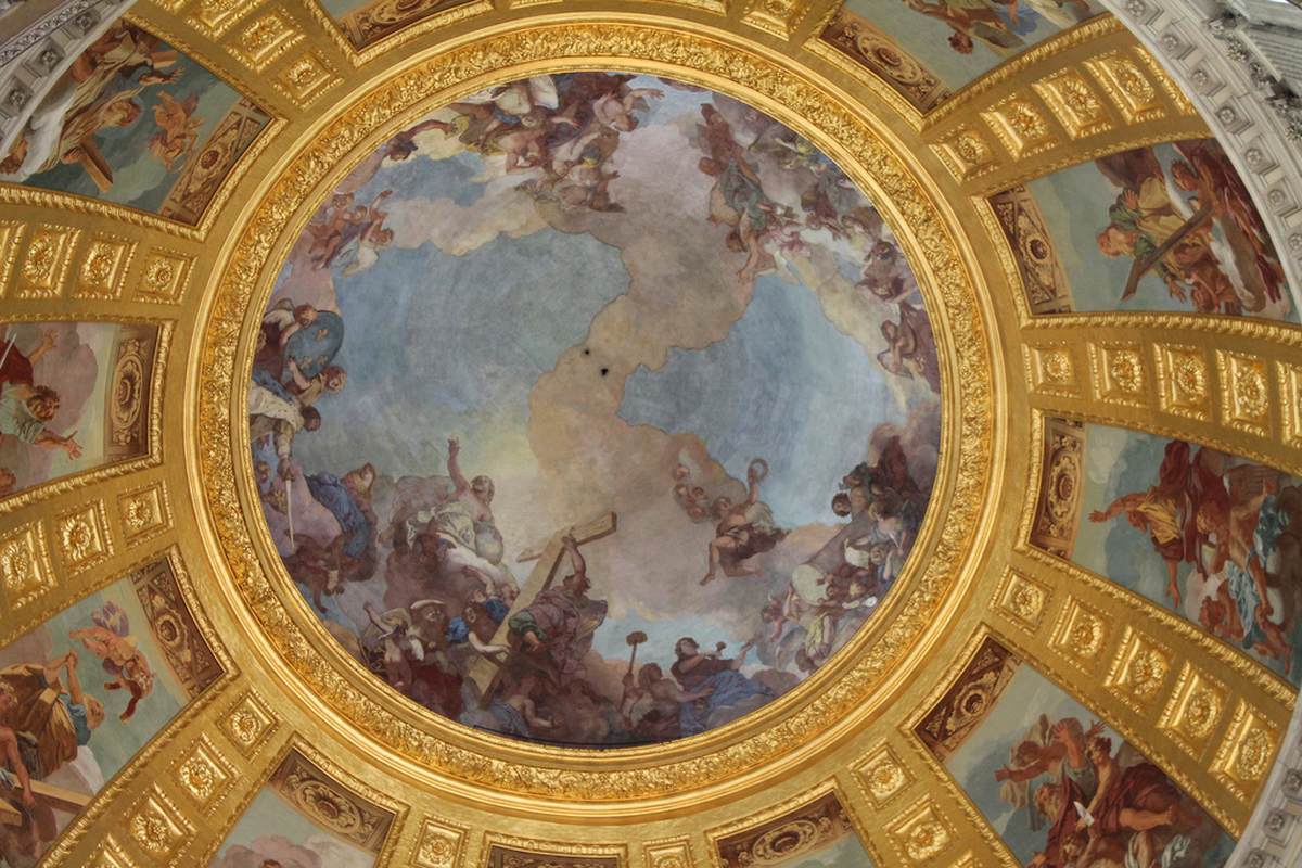 St Louis Presenting to Christ the Sword