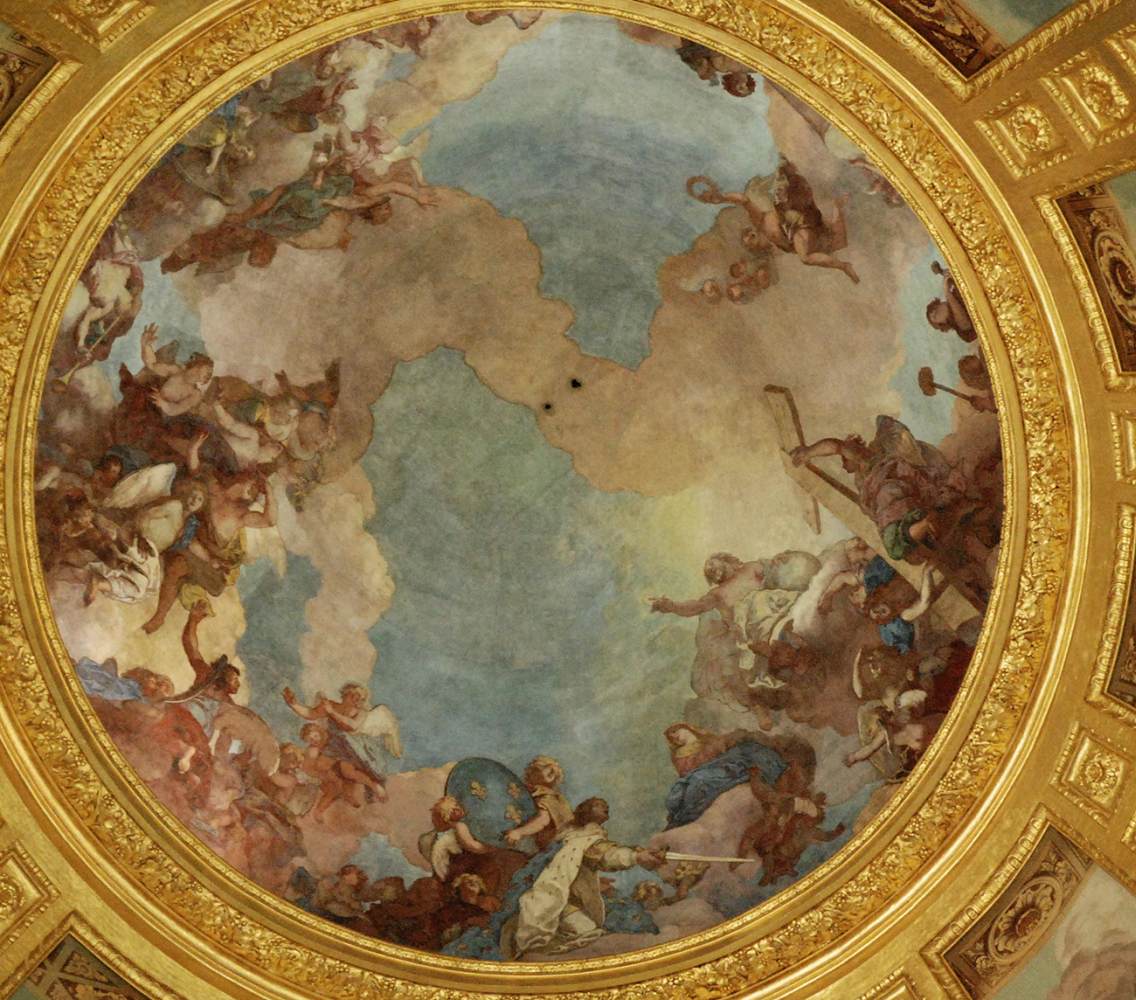 St Louis Presenting to Christ the Sword