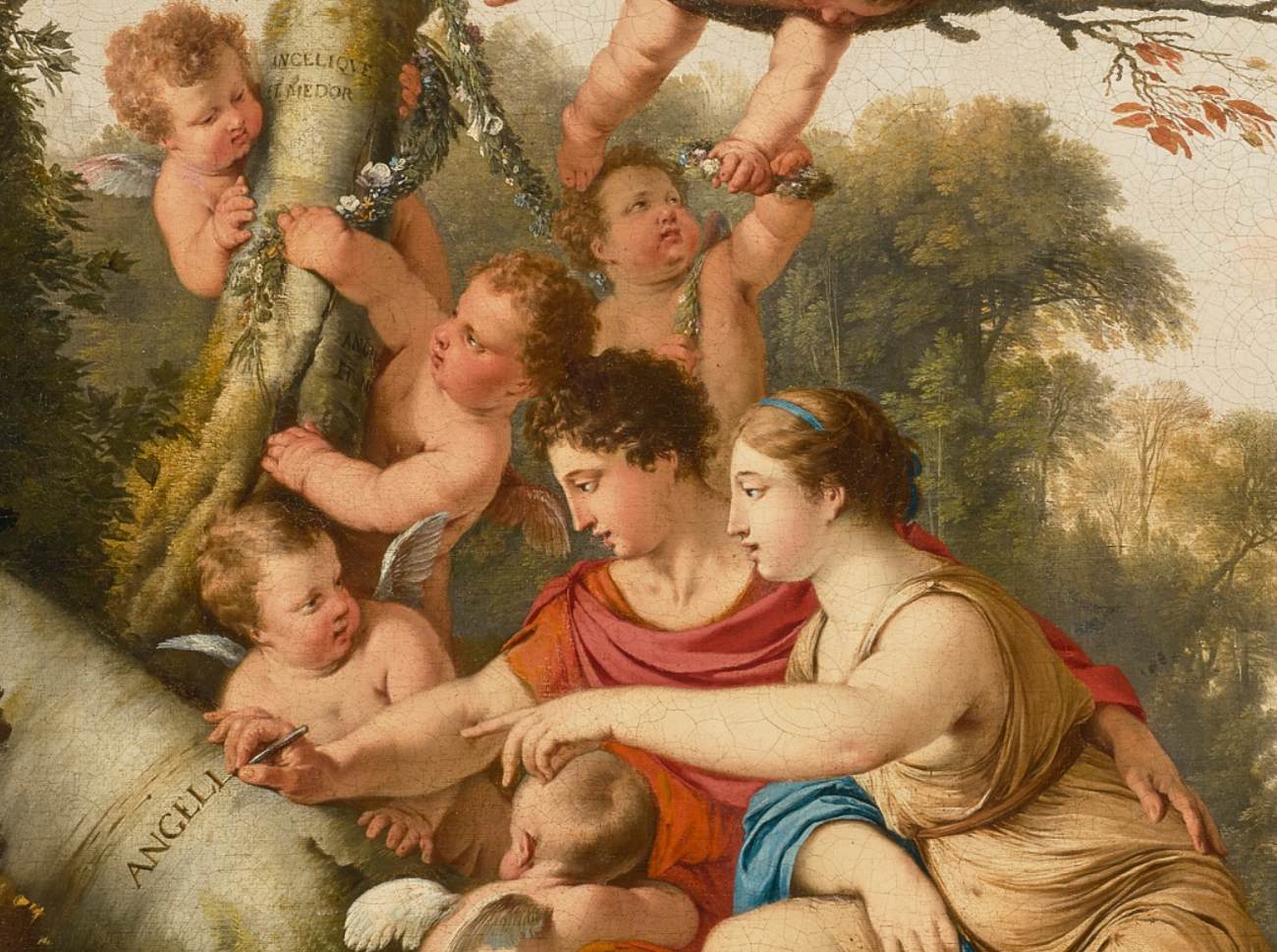 Angelica and Medoro (detail)