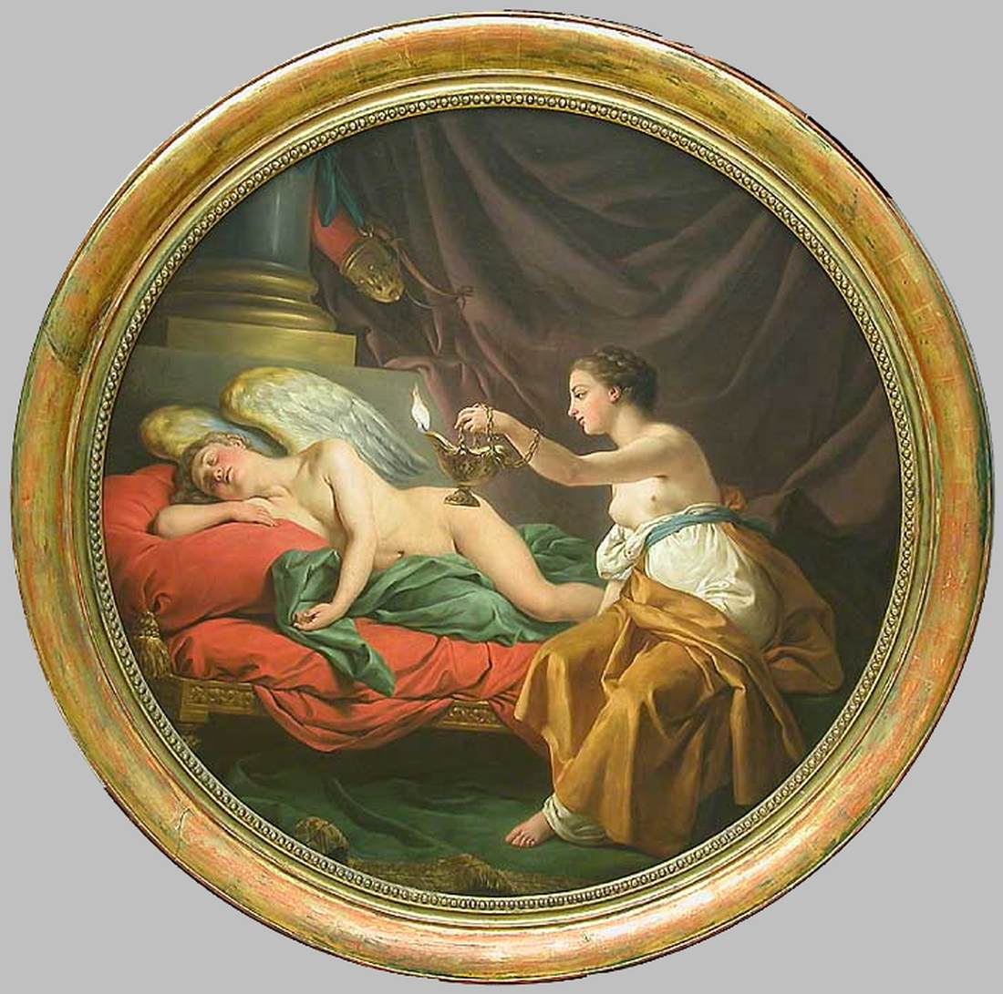 Psyche Surprising the Sleeping Cupid