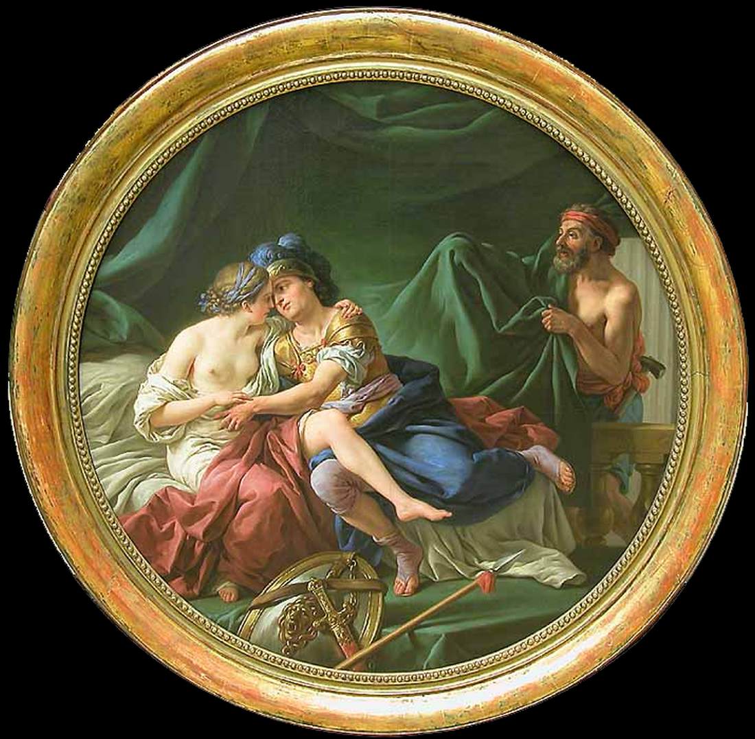 Mars and Venus Surprised by Vulcan