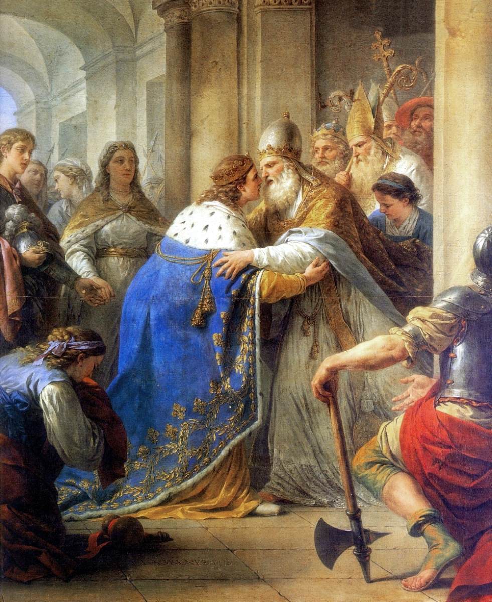 Meeting between Innocent IV and Saint Louis