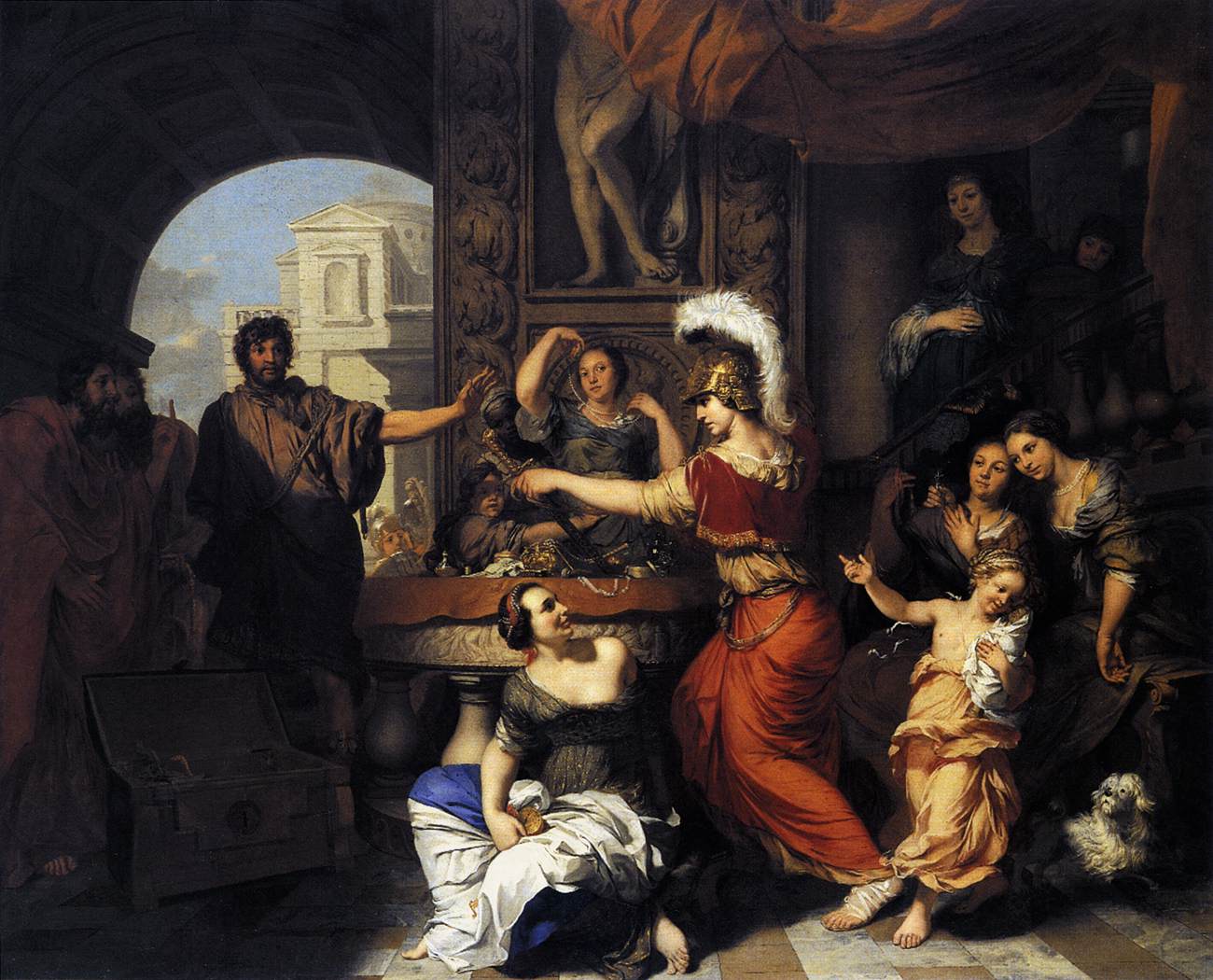 Achilles Discovered among the Daughters of Lycomedes