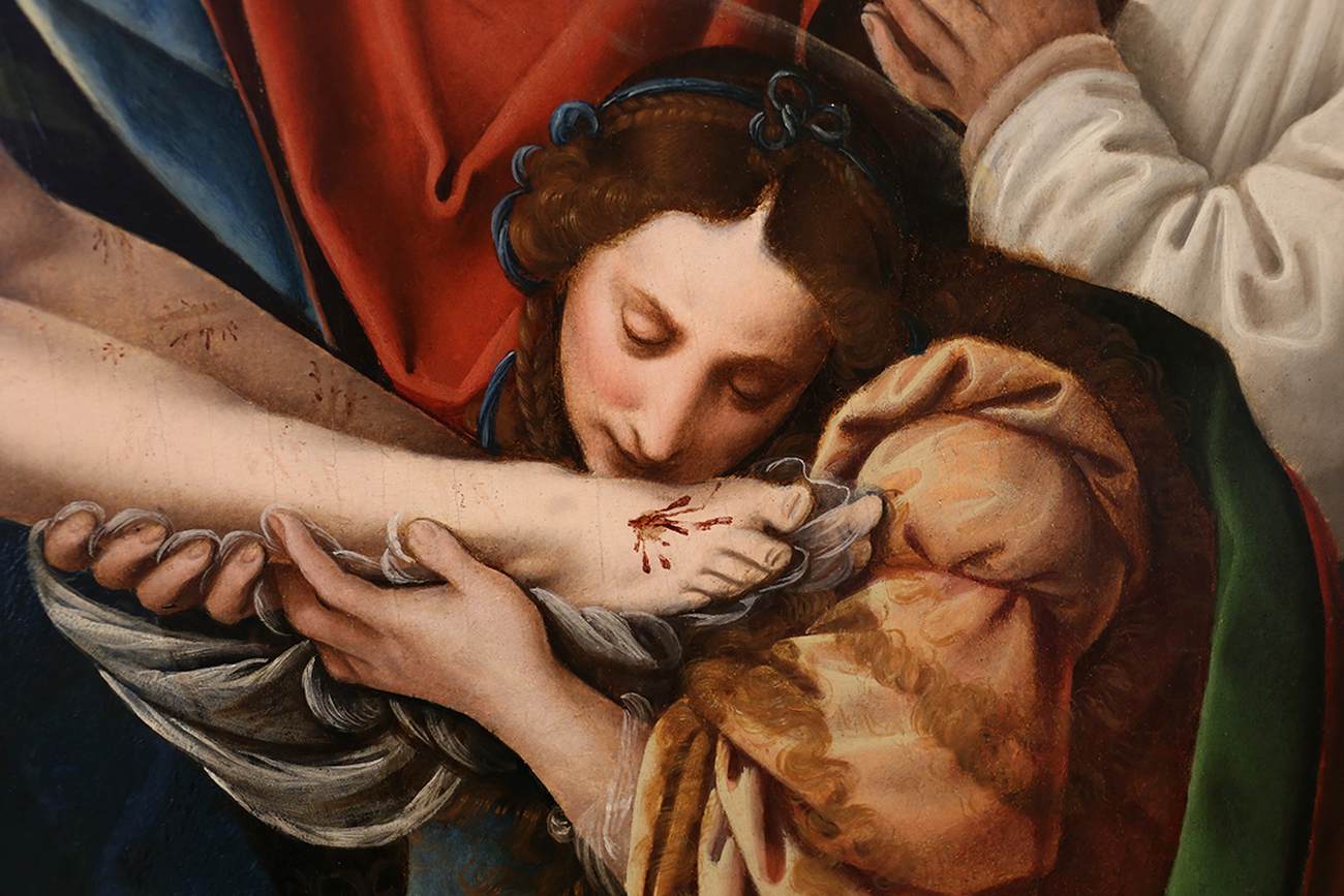 The Lamentation of Christ (detail)